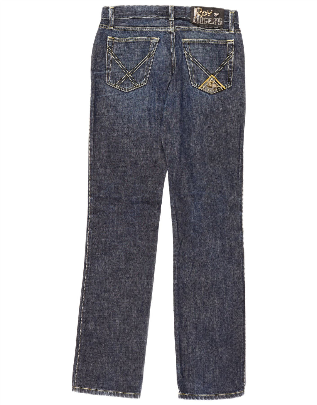 Jeans dritti da donna Roy Rogers W29 L31 cotone blu