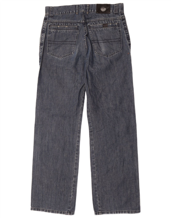 Jeans Straight Uomo Trussardi IT 48 Medio W32 L34 Blu Cotone
