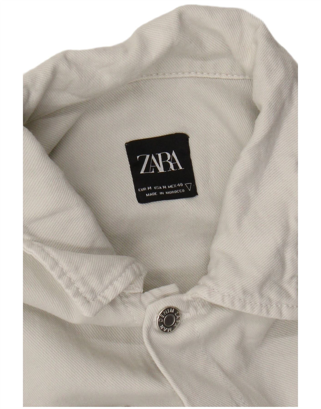 Camicia Zara da uomo medio bianco sporco