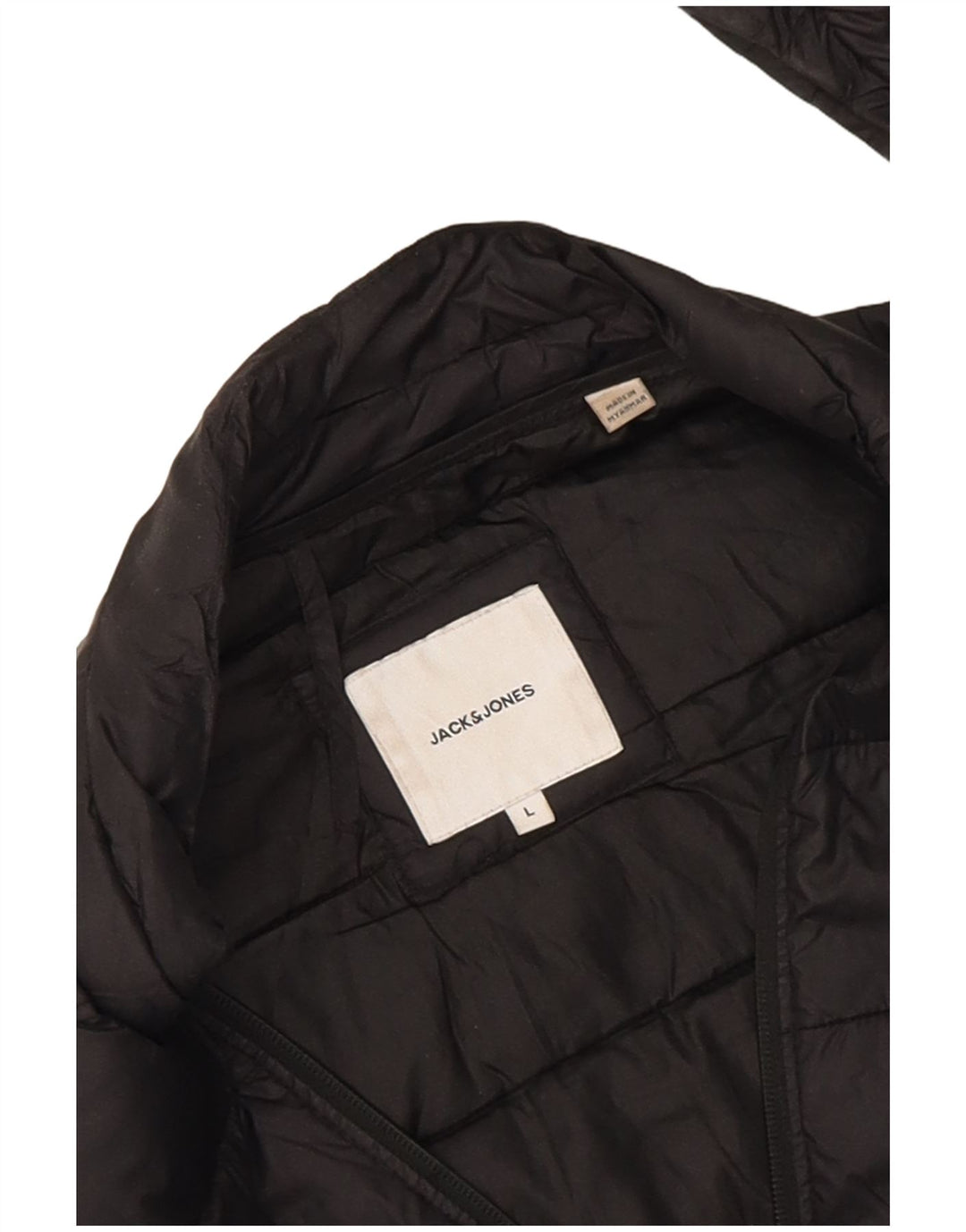 Giacca imbottita da uomo Jack & Jones UK 40 grande nera