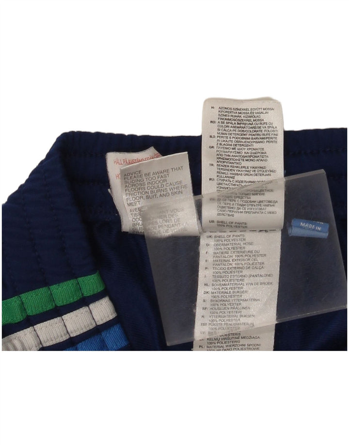 Pantaloni della tuta da ragazzo Adidas Joggers 7-8 anni in poliestere blu