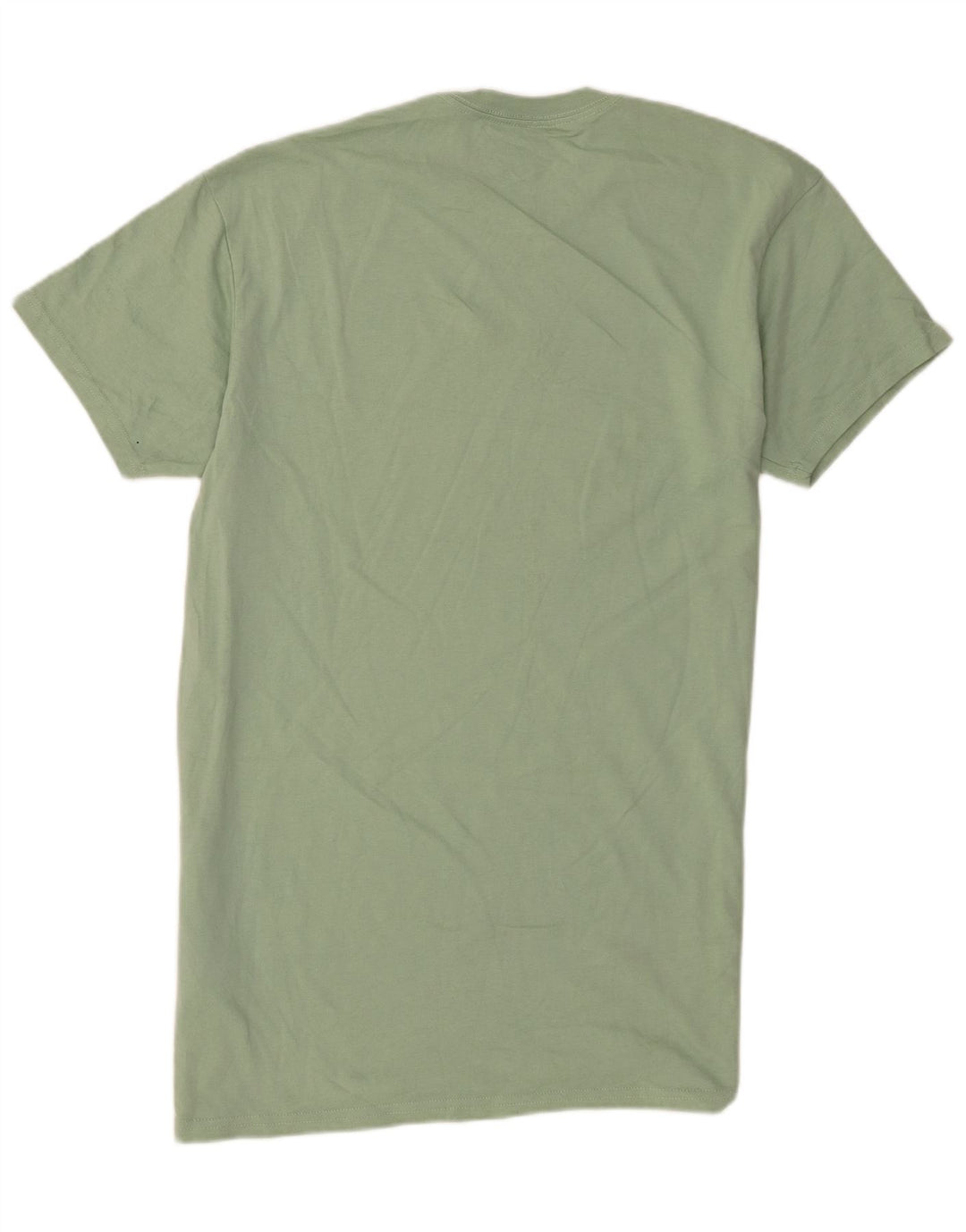 T-shirt alta da uomo a maniche corte Vans Small in cotone verde