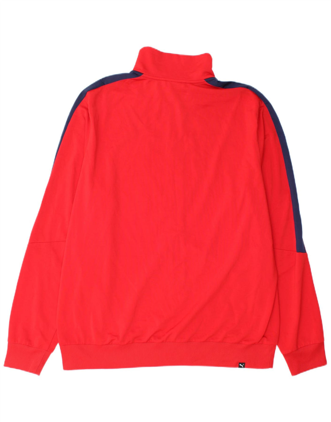 Giacca da tuta da uomo Puma XL rossa in poliestere color block