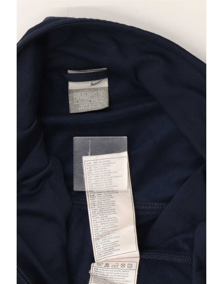 Giacca da tuta da uomo Nike UK 38/40 medio poliestere blu navy