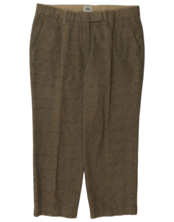 Pantaloni chino larghi da donna Cerruti 1881 IT 44 medio W30 L22 kaki