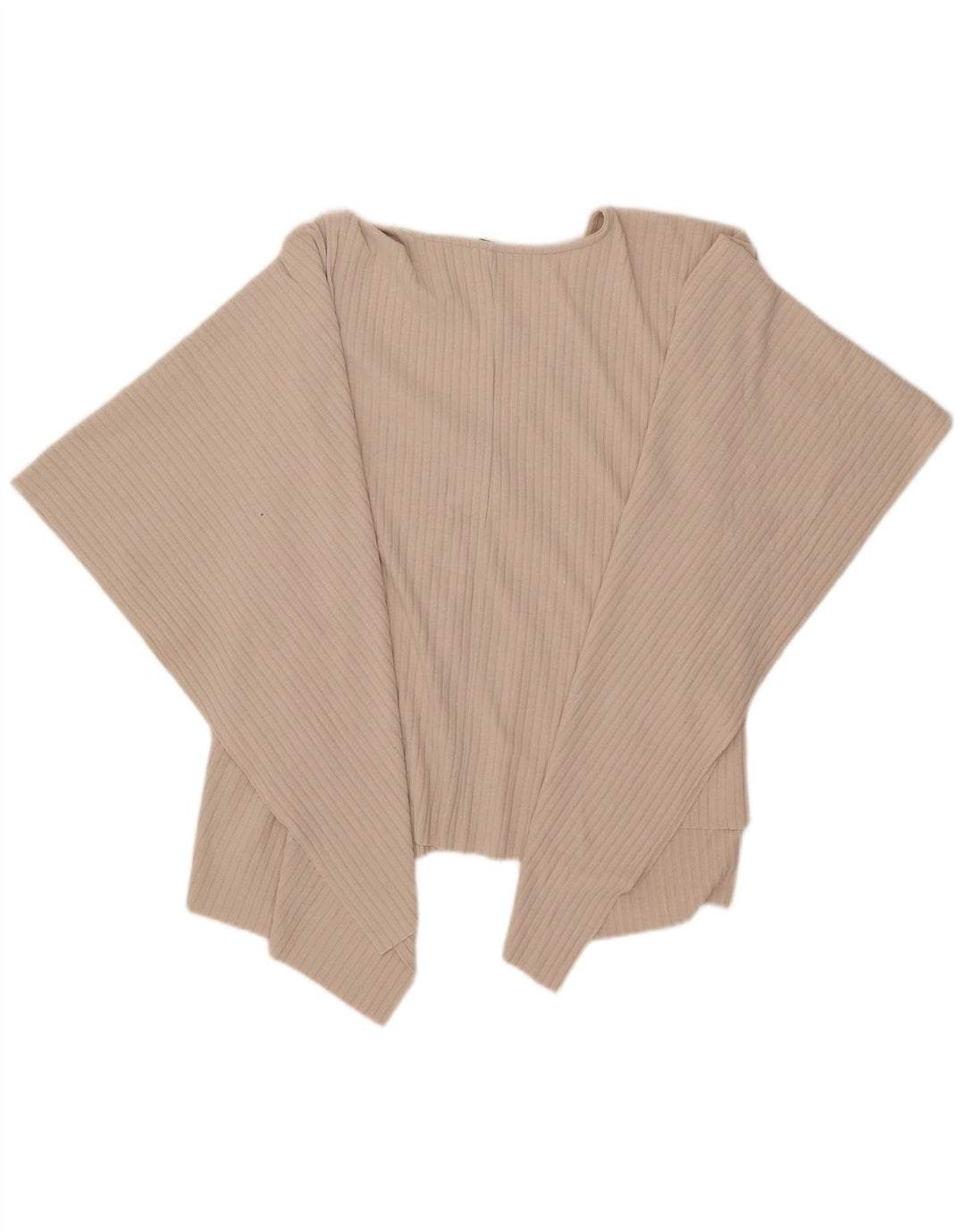 Top Zara asimmetrico poncho camicetta da donna taglia unica beige