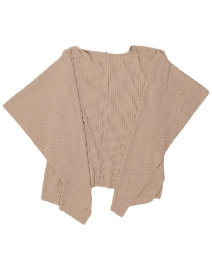 Top Zara asimmetrico poncho camicetta da donna taglia unica beige