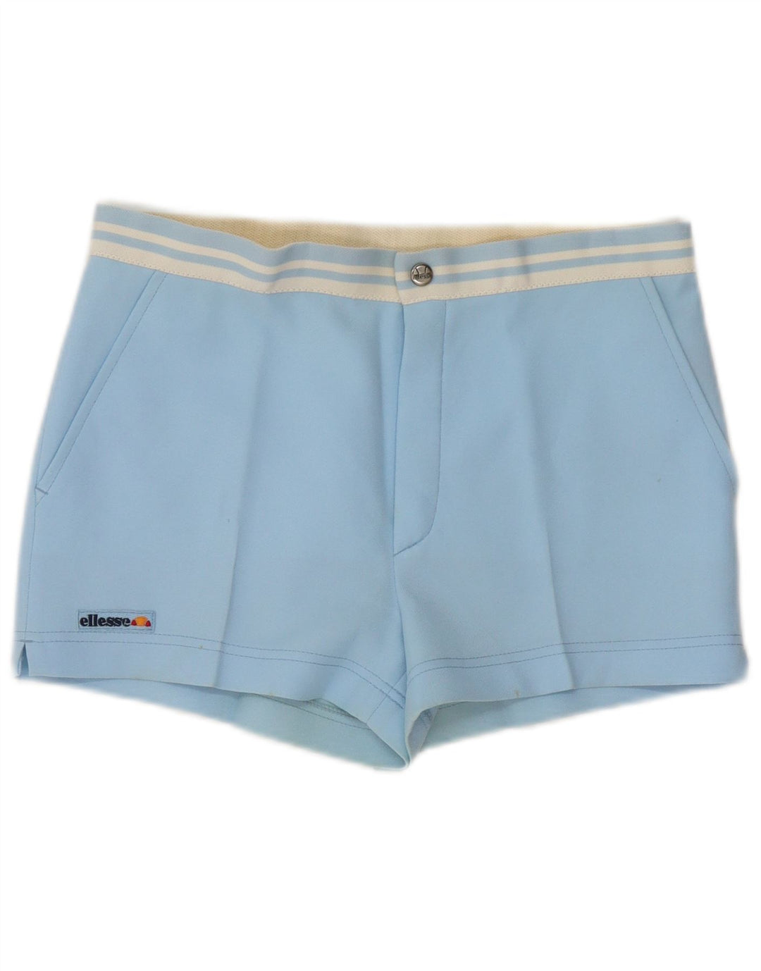 Pantaloncini casual da uomo Ellesse IT 48 Medium W32 Poliestere a righe blu