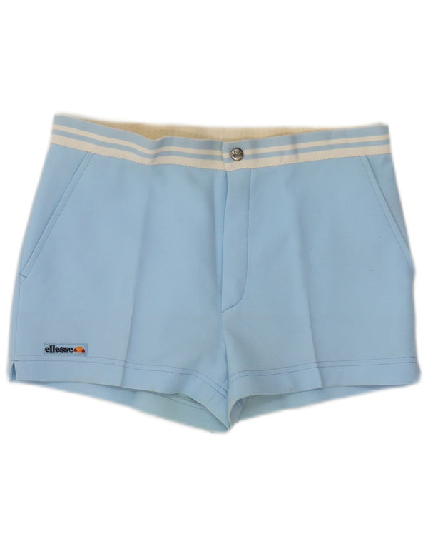 Pantaloncini casual da uomo Ellesse IT 48 Medium W32 Poliestere a righe blu