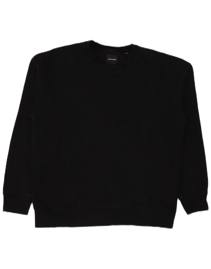 Felpa da uomo Jack & Jones maglione XL cotone nero