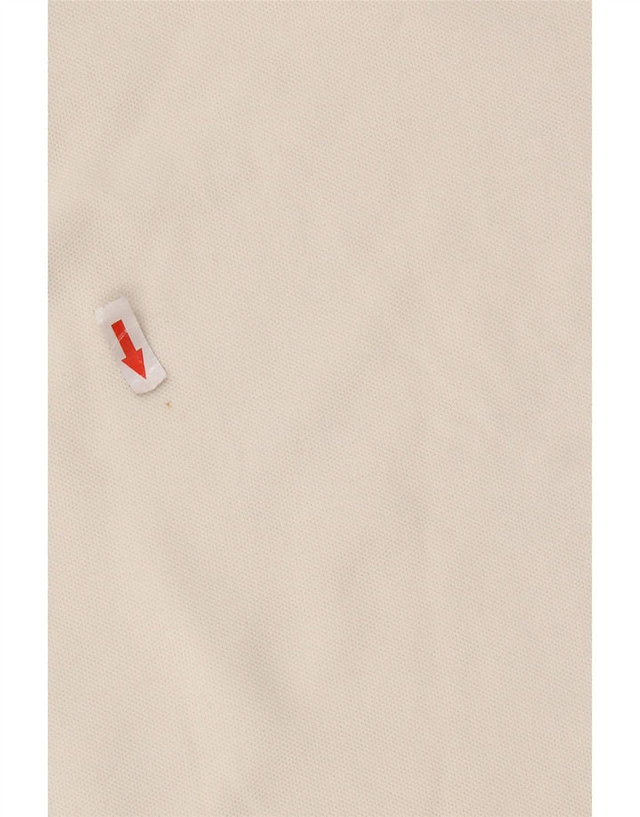 Polo da donna Lacoste taglia 46 XL in cotone bianco