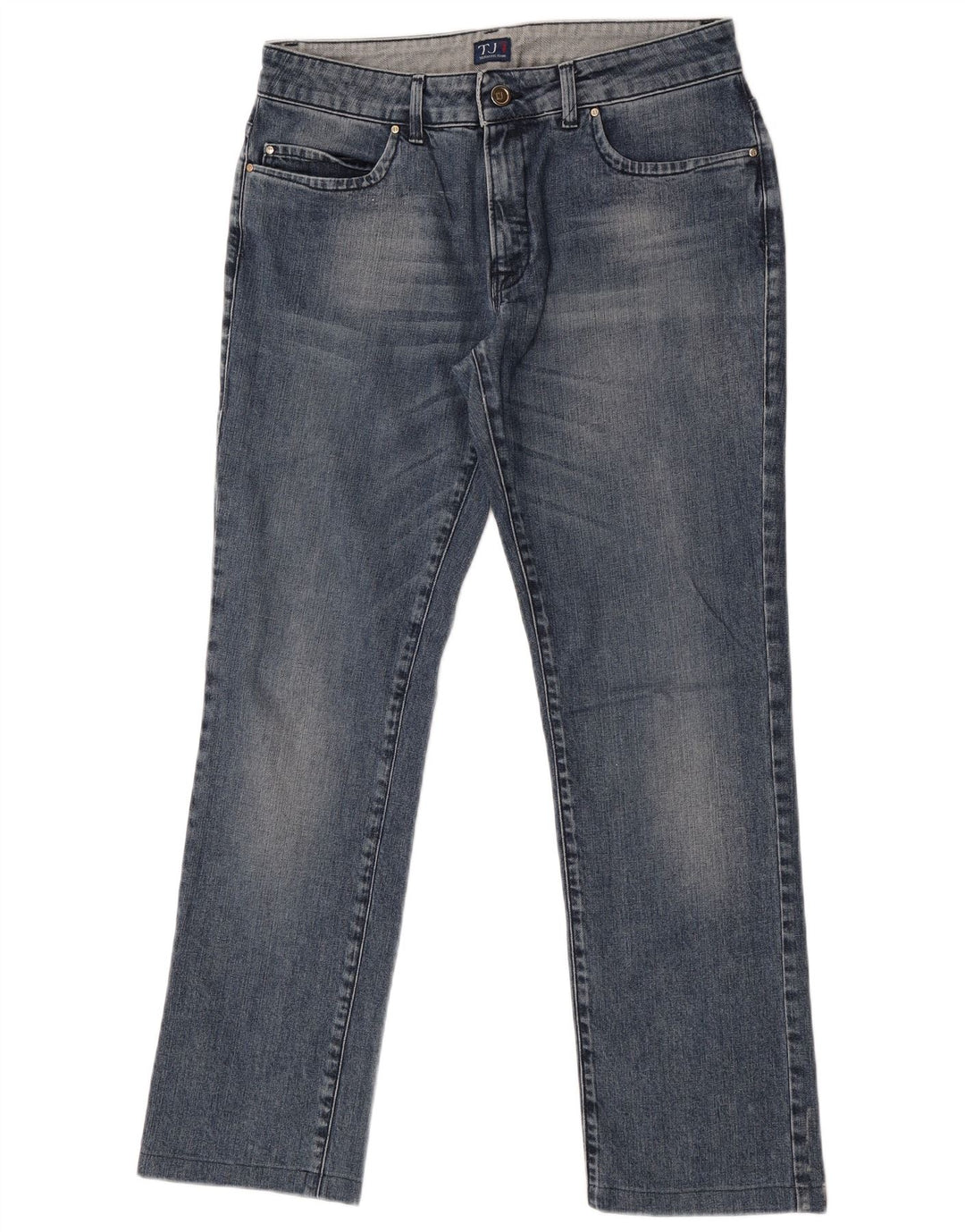 Jeans Dritti Donna Trussardi W29 L29 Cotone Blu