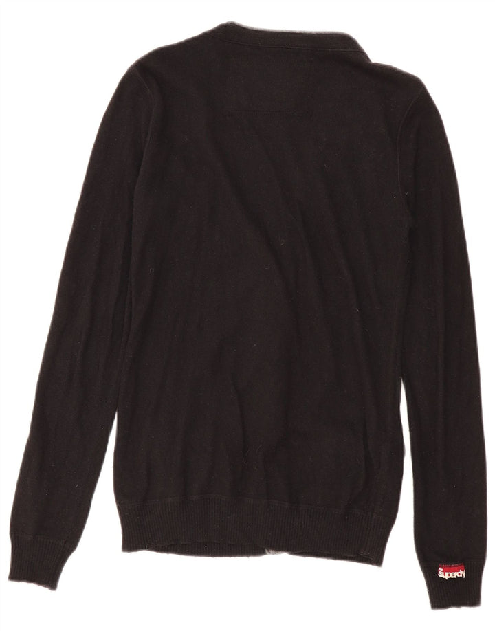 Maglione cardigan da donna Superdry UK 10 piccolo nero