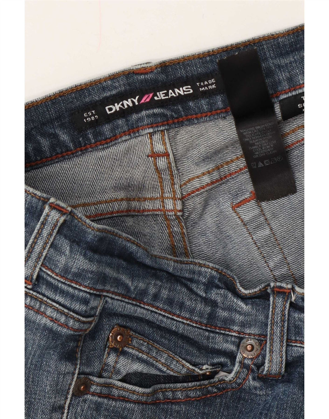 Jeans bootcut da donna Dkny W30 L28 Blu