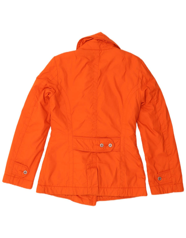 Cappotto da marinaio da donna Tommy Hilfiger UK 14 nylon arancione medio