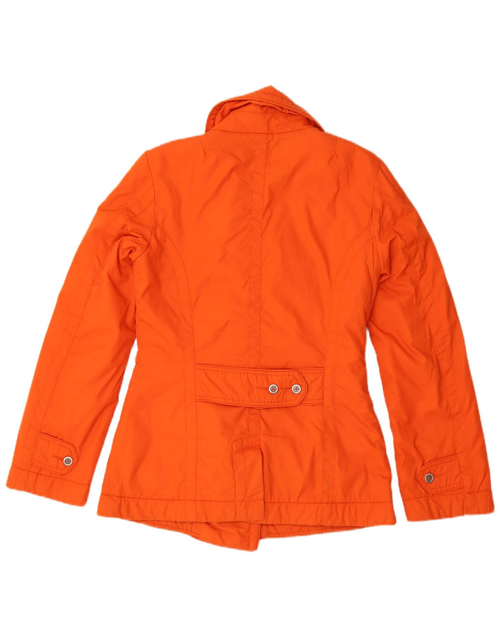 Cappotto da marinaio da donna Tommy Hilfiger UK 14 nylon arancione medio