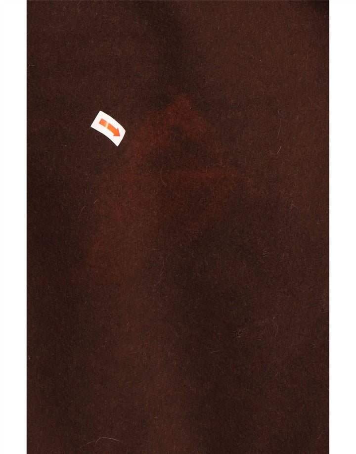 Cappotto oversize da donna Calvin Klein US 14 XL lana marrone