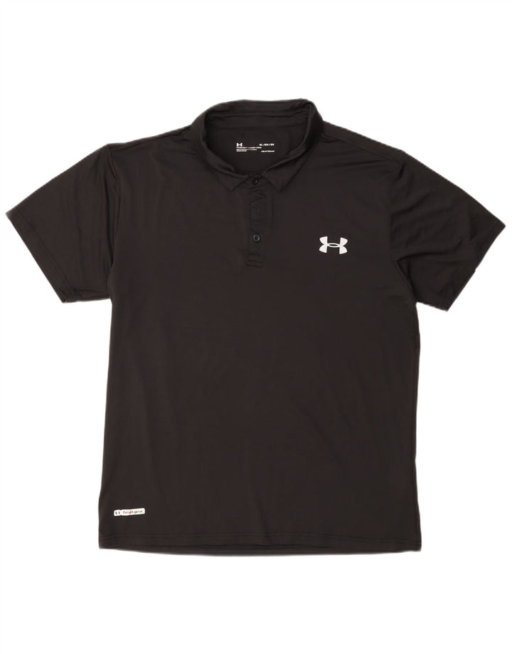 Polo Under Armour da uomo Heat Gear XL poliestere nero