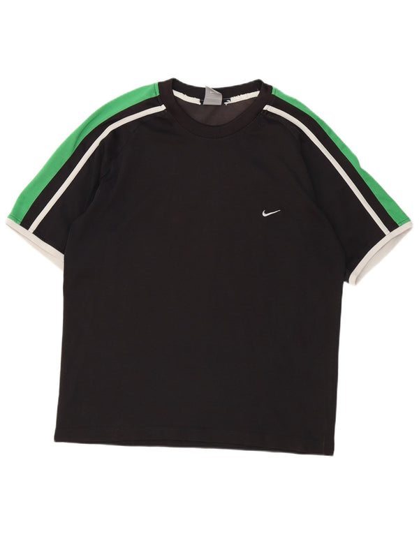 T-shirt da uomo Nike Top UK 42/44 Large Black Colourblock