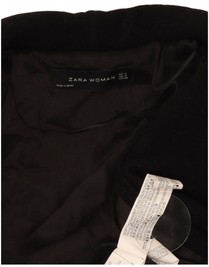 Soprabito aperto da donna Zara UK 14 poliestere nero medio