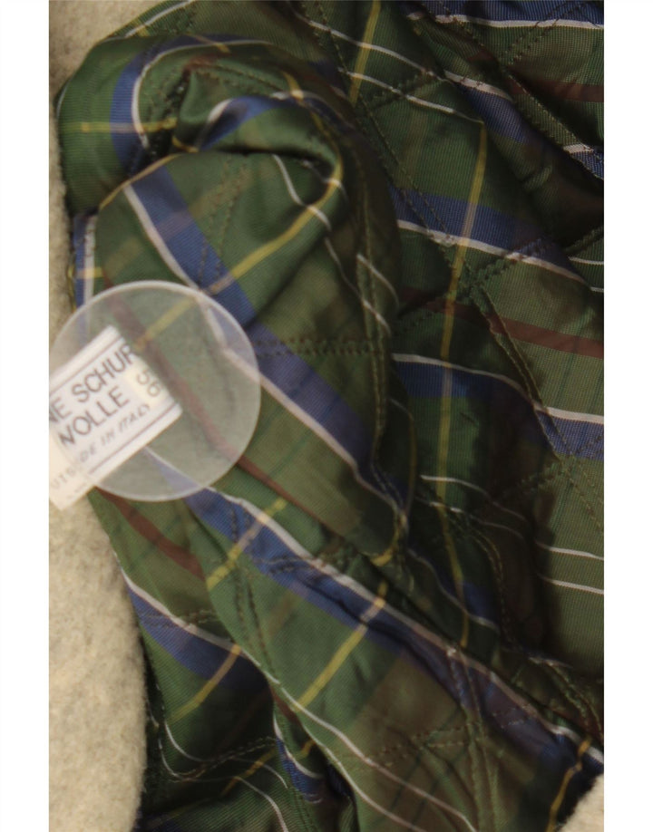 Montgomery con cappuccio da donna Reine Wolle IT 56 3XL Lana grigia