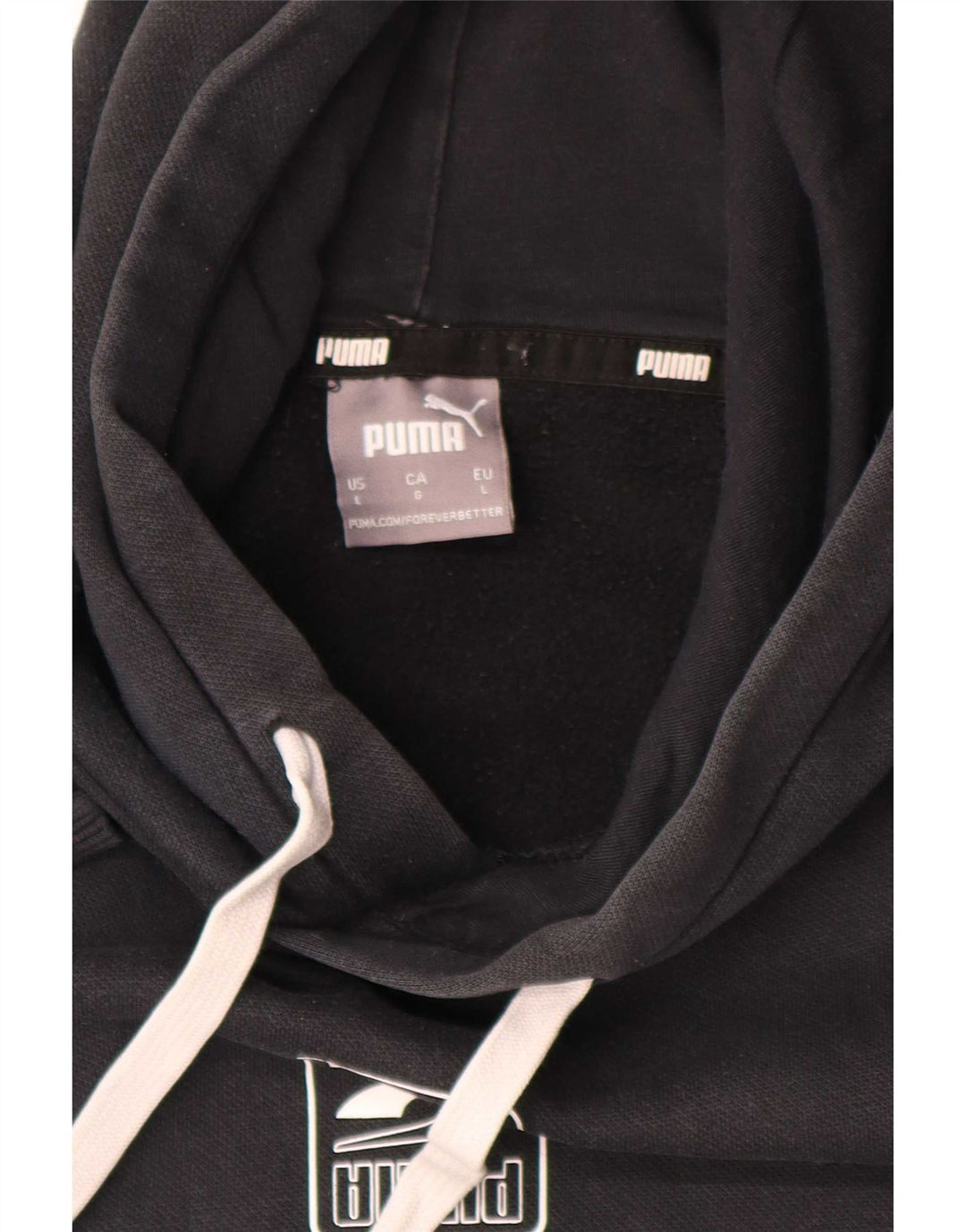 Felpa con cappuccio da uomo Puma Large Black Colourblock