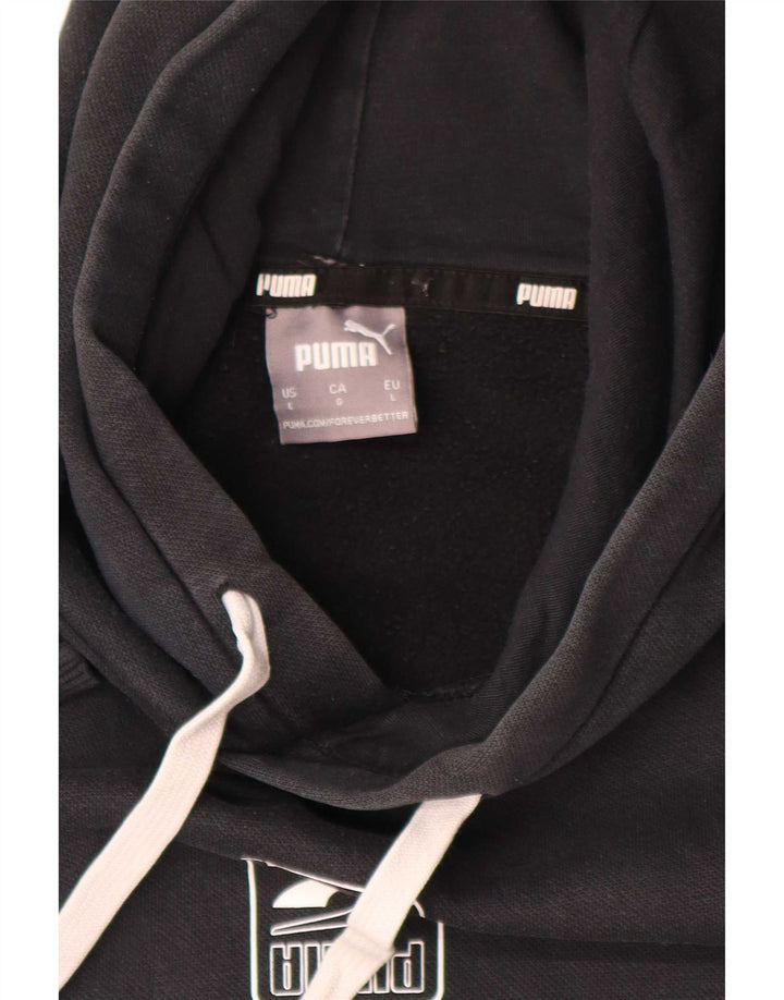 Felpa con cappuccio da uomo Puma Large Black Colourblock