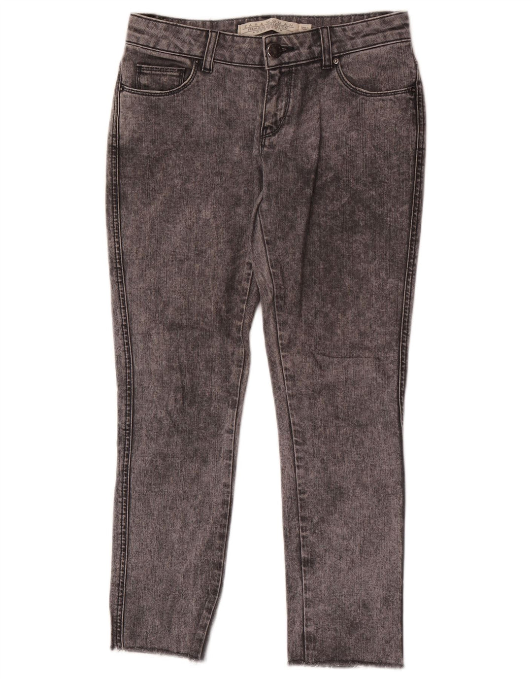 Jeans slim da donna Zara EU 34 2XS W24 L26 Grigio