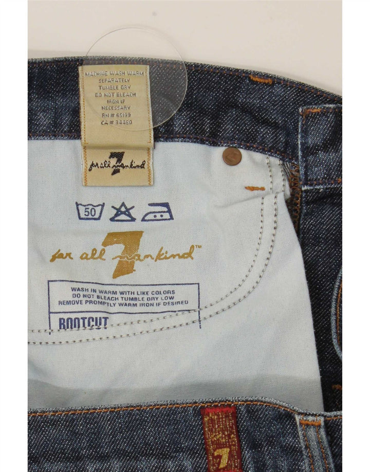 Jeans bootcut da donna 7 For All Mankind W29 L32 cotone blu