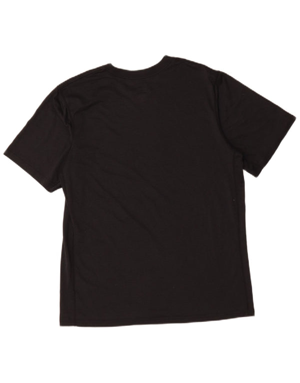 T-shirt Nike Dri Fit da uomo, top in poliestere nero medio