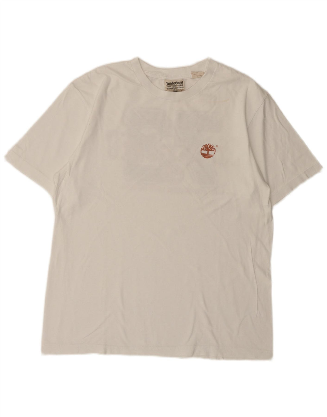 T-shirt grafica da uomo Timberland Top grande in cotone bianco