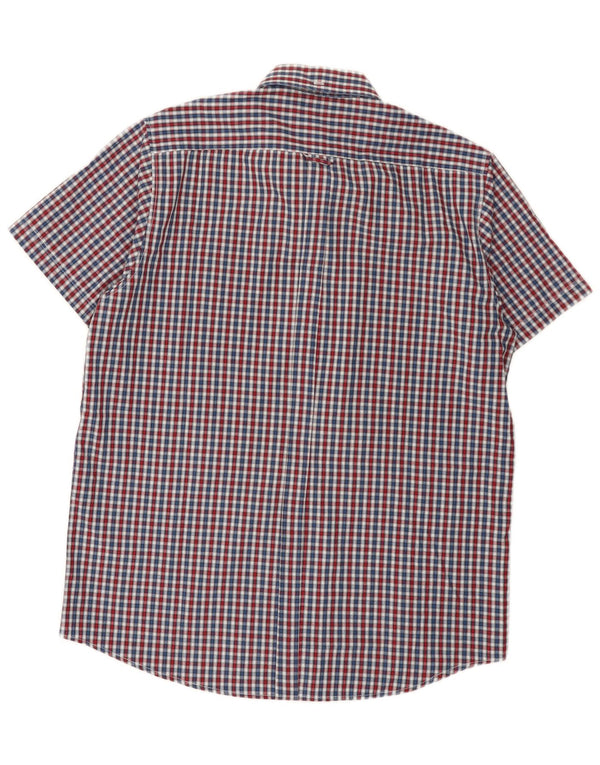 Camicia a maniche corte da uomo Ben Sherman XL a quadretti multicolore