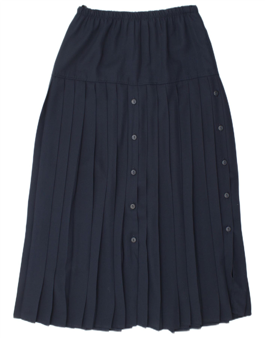 BELLISSIMA Womens Pleated A-Line Skirt Medium W28  Navy Blue