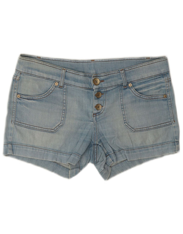 Pantaloncini di jeans da donna Benetton W32 grandi blu