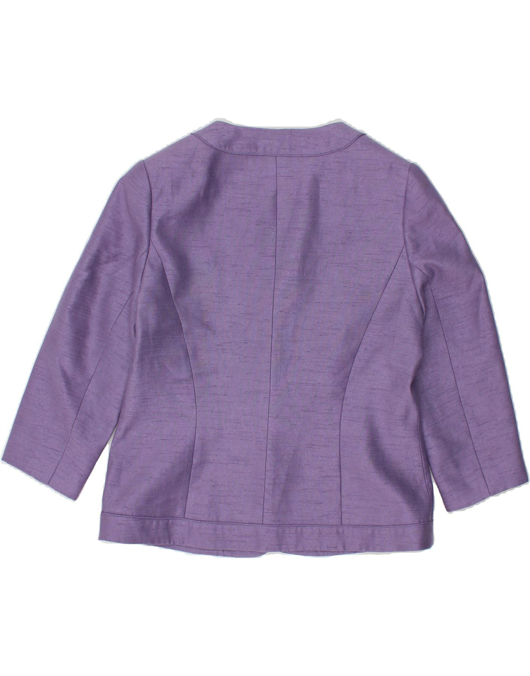 EASTEX Womens 1 Button 3/4 Sleeve Blazer Jacket UK 10 Small  Purple Vintage Eastex and Second-Hand Eastex from Messina Hembry 