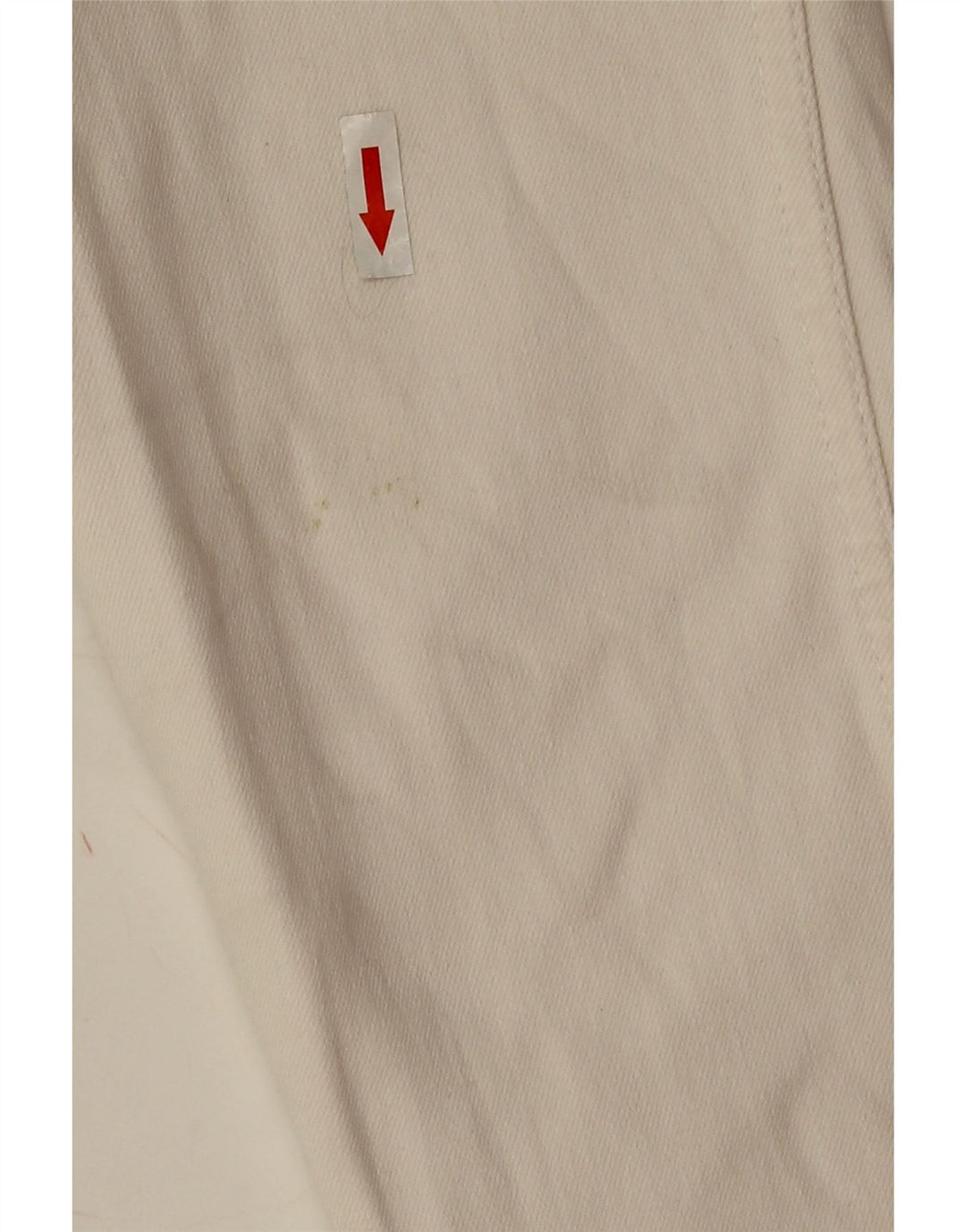 Jeans bootcut dritti da donna Zara EU 38 Small W28 L26 cotone bianco sporco