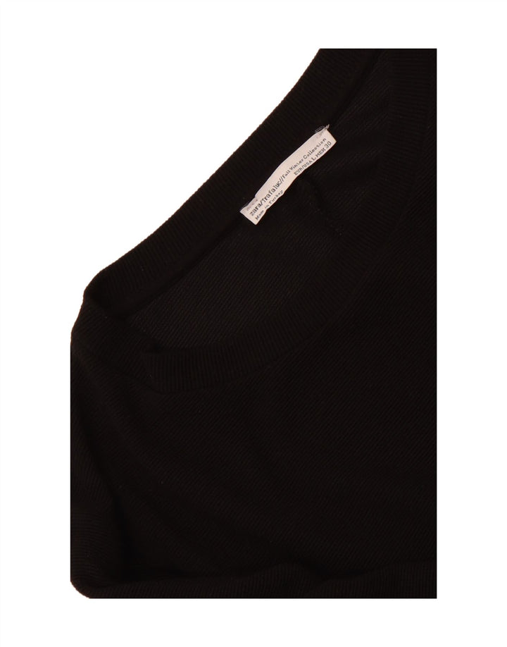 Abito a trapezio da donna Zara con maniche a 3/4 UK 14 grande nero