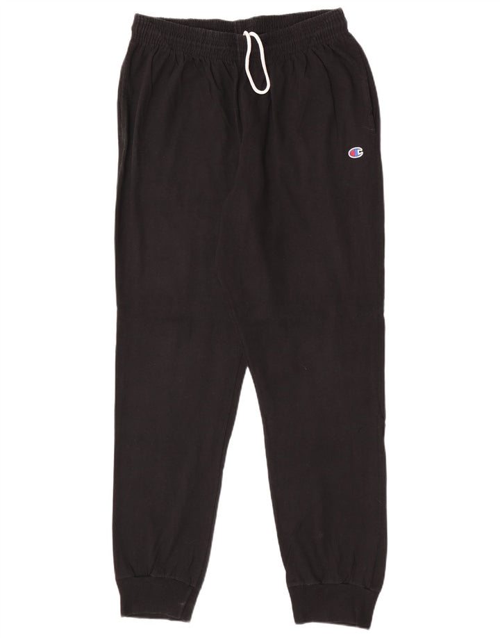 Pantaloni da tuta da uomo Champion Joggers grandi in cotone nero
