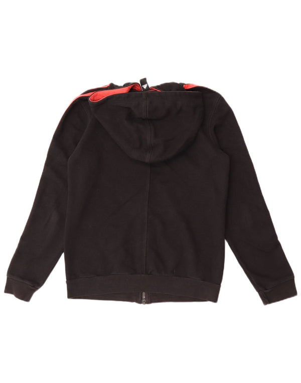 Adidas Womens Zip Hoodie Sweater UK 10 Small Black