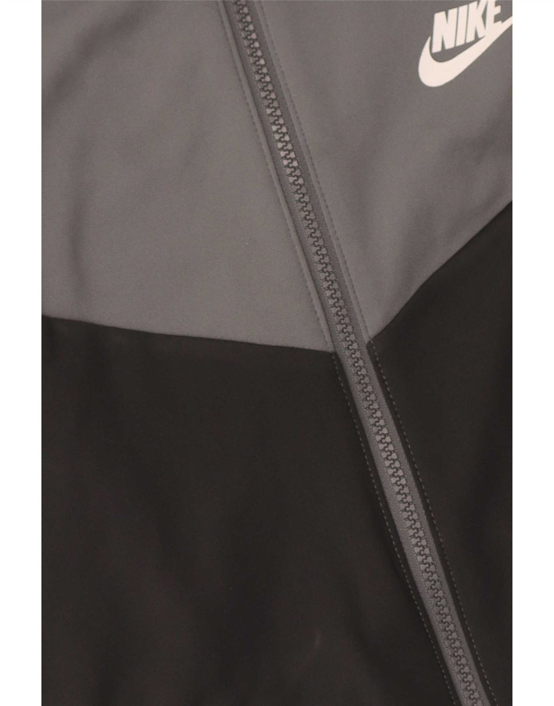 Giacca da ginnastica grafica da ragazzo Nike 10-11 anni Colorblock grigio medio