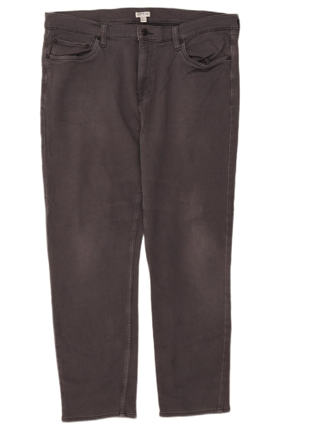 Jeans slim da uomo Orvis W38 L30 cotone grigio