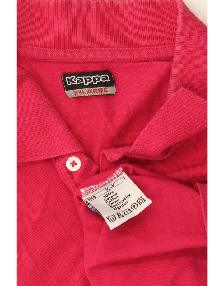 Polo Kappa Uomo 2XL Cotone Rosa