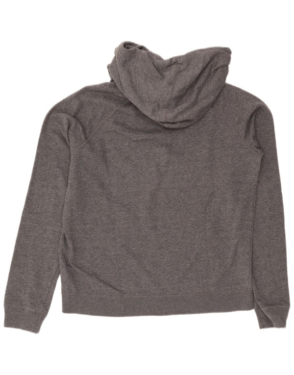 Felpa con cappuccio grafica da uomo Nike Large in cotone grigio