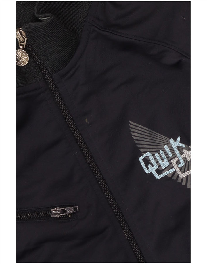 Giacca da ginnastica grafica da uomo Quiksilver XL Colorblock blu navy