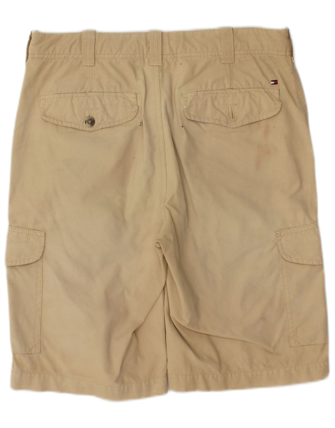 Pantaloncini cargo da uomo Tommy Hilfiger W30 cotone kaki medio
