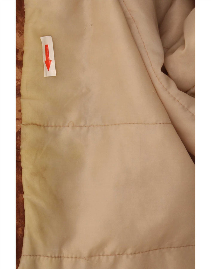 Giacca a vento oversize da donna vintage UK 18 XL mimetica marrone