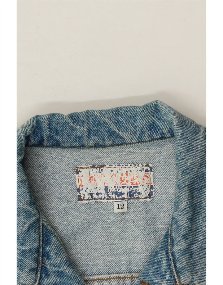 CARRERA Boys Denim Jacket 11-12 Years Blue Cotton Vintage Carrera and Second-Hand Carrera from Messina Hembry 