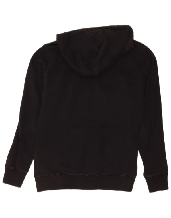 Maglione con cappuccio grafico da uomo Calvin Klein Jeans piccolo nero