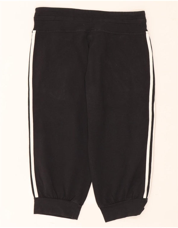 Pantaloni da tuta da donna Adidas Capri Joggers UK 14 Medium Black Cotton