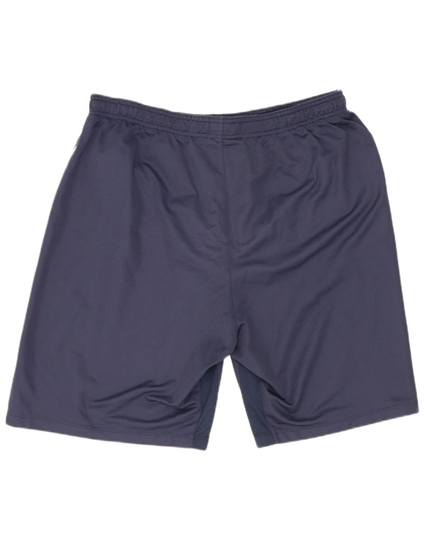 Pantaloncini sportivi Nike Dri Fit da uomo XL in poliestere blu navy